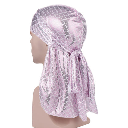 Long silk tail pirate hat
