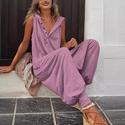 UrbanEase Hooded Jumpsuit
