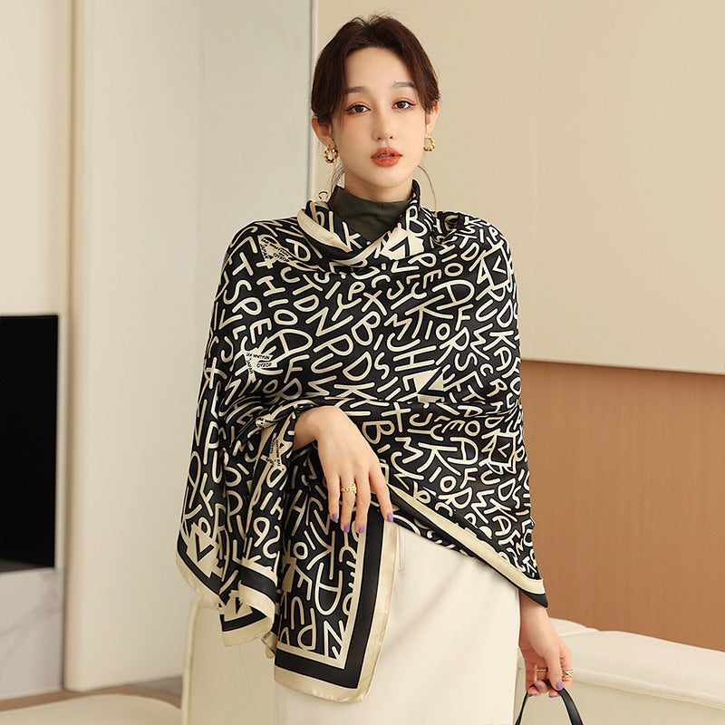 Ladies Fashion Korean Style Silk Printing