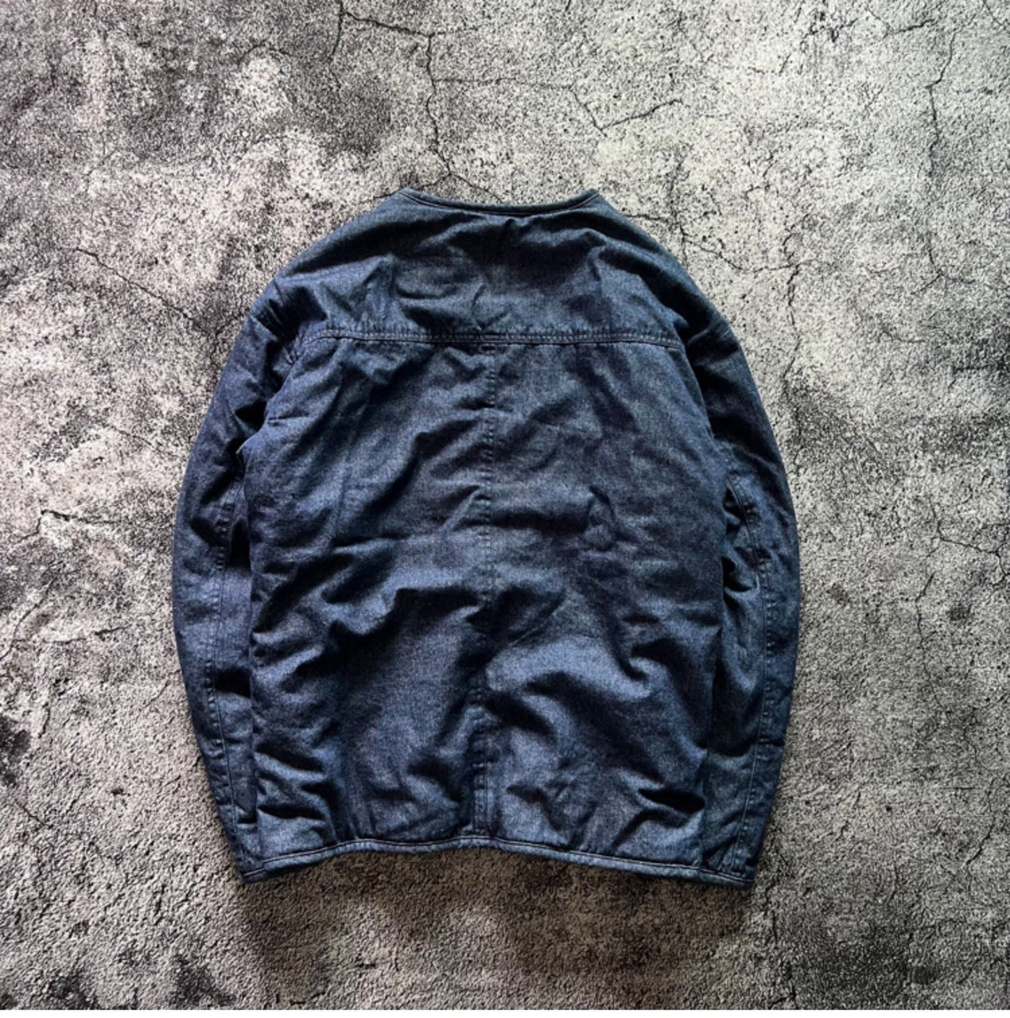 DenimEra™ Retro Collarless Unisex Coat