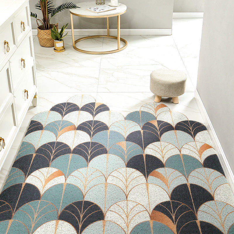 Home Entry Door Silk Circle Printing Mat
