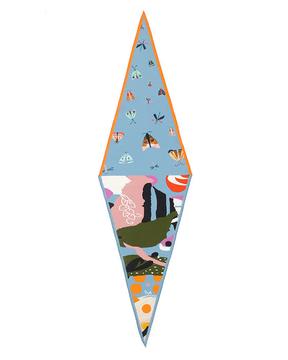 High-density silk scarf
