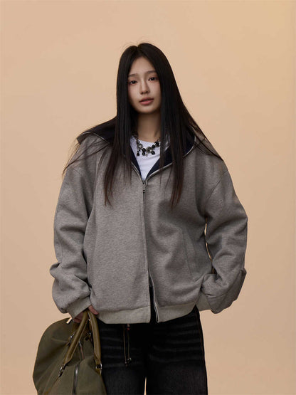 TwinZip Cozy Hooded Cardigan