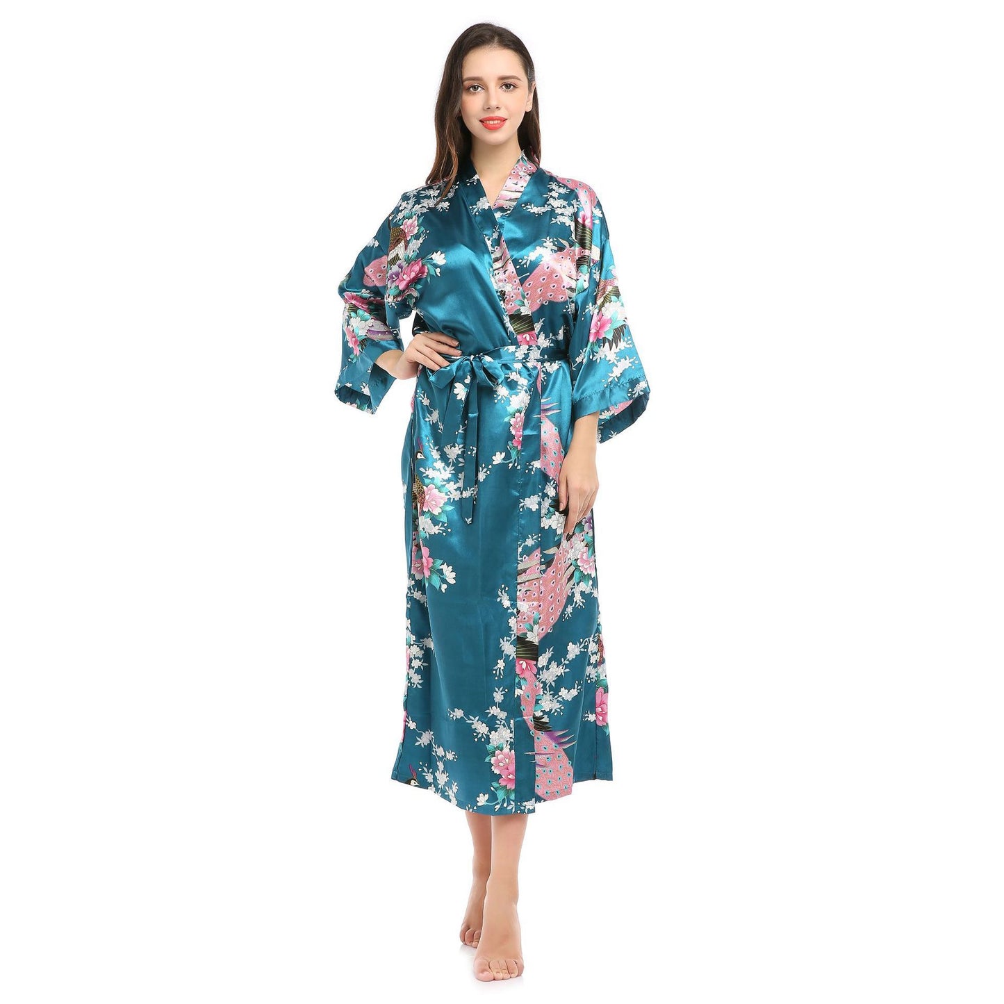 Ladies silk pajamas simulation silk pajamas
