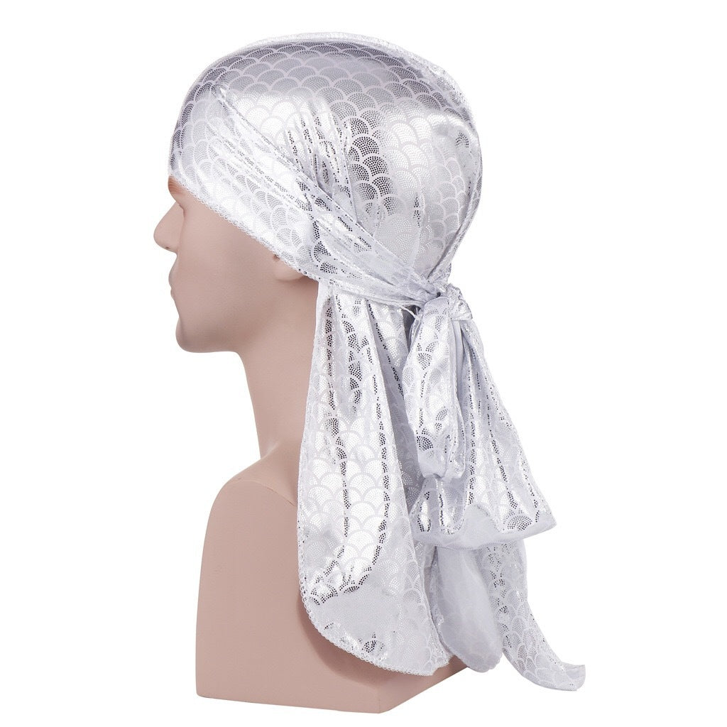 Long silk tail pirate hat