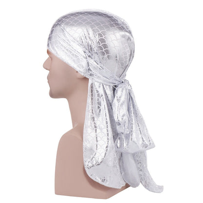 Long silk tail pirate hat