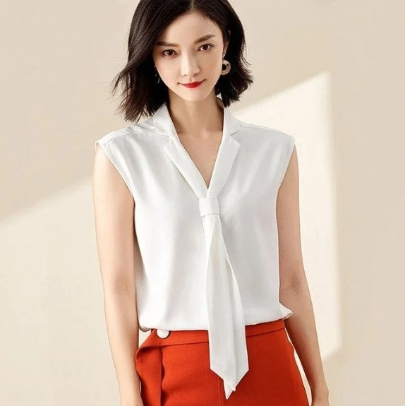 Serenelle Sleeveless Drape Top