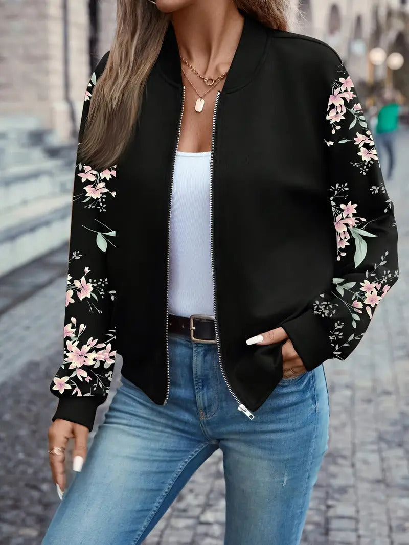 PrintEase Full-Zip Cardigan Coat