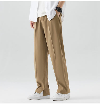 Men's Ice Silk Cool Casual Draping Suit Pants