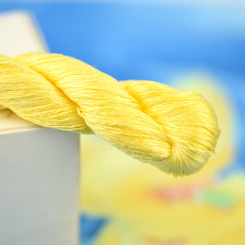 Hand-embroidered Silk Thread Tangled