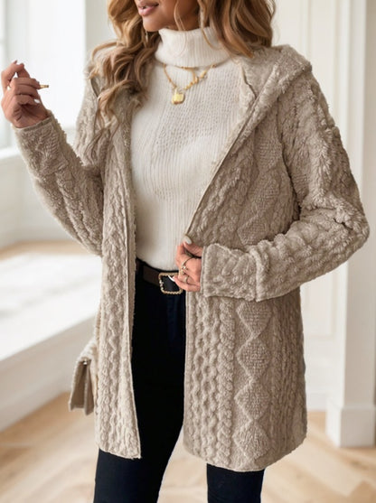 FrostLuxe Hooded Fleece Jacket