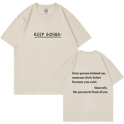 Milk Silk Round Neck T-shirt