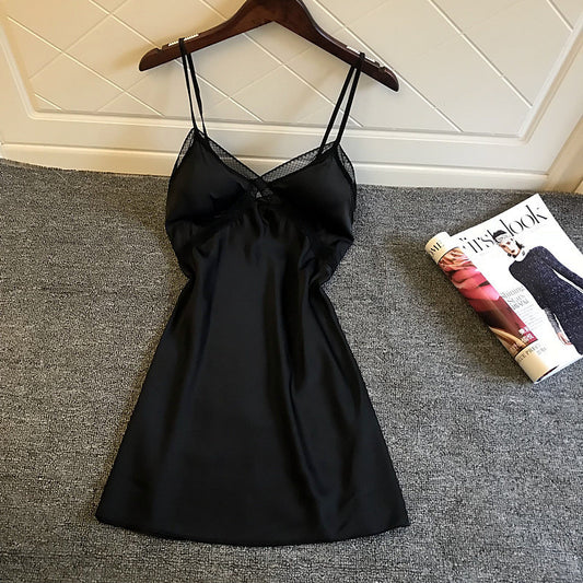 New sexy silk pajamas