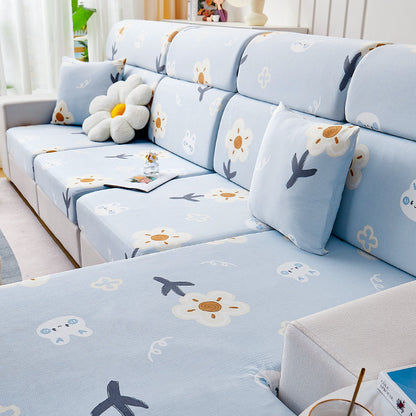 Ice Silk Non-slip Printing Sofa Cover