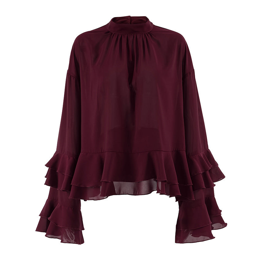 Mirelda Ruffle Lace Blouse
