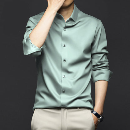 Business High-end Ice Silk Shirt