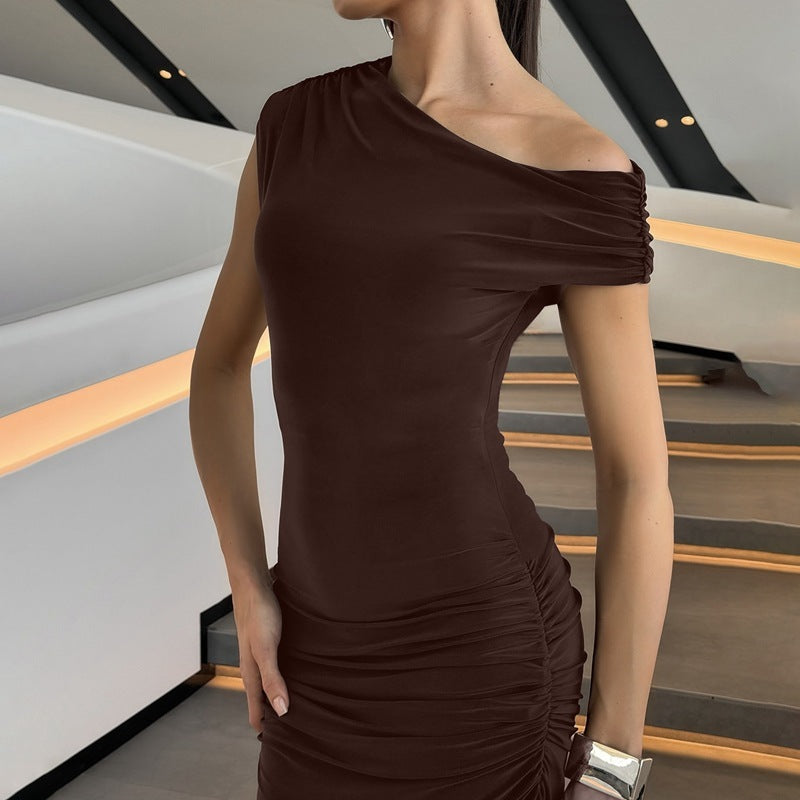 Celestia Cutout Pleated Dress