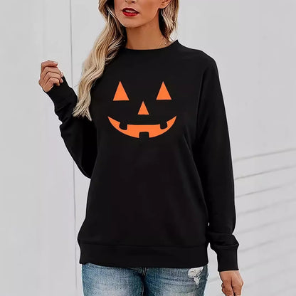 PumpkinGlow Halloween Sweater Tee