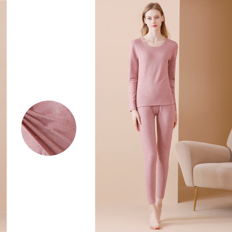 Wool Silk Velvet Thermal Underwear Set