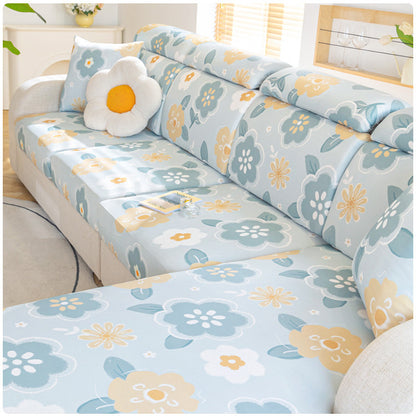 Ice Silk Non-slip Printing Sofa Cover