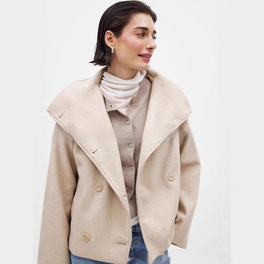 DualLuxe Woolen Coat