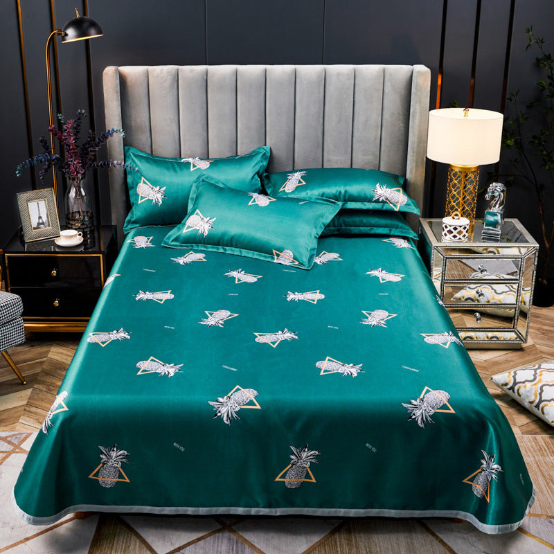 Machine Washable Three-piece Ice Silk Mat