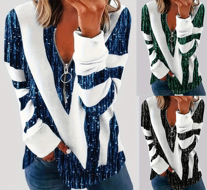 VividEdge Colorblock Tunic