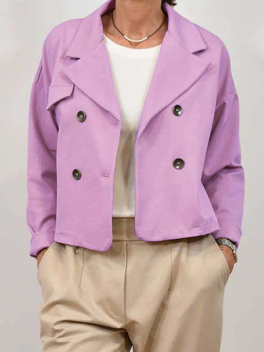 ÉlanChic Double-Breasted Blazer