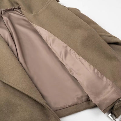 ÉlanBelt Wool Trench