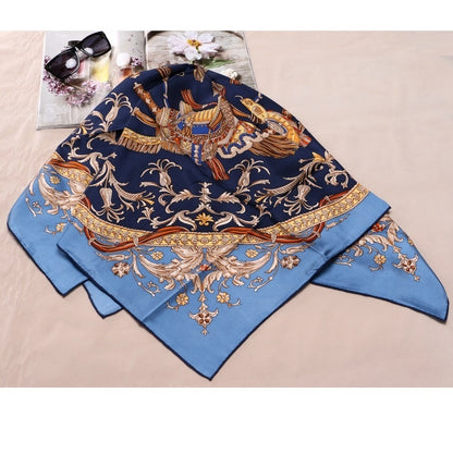 Ladies Middle-aged High-end Silk Scarf