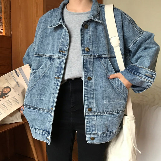 RetroEase Slim Denim Jacket