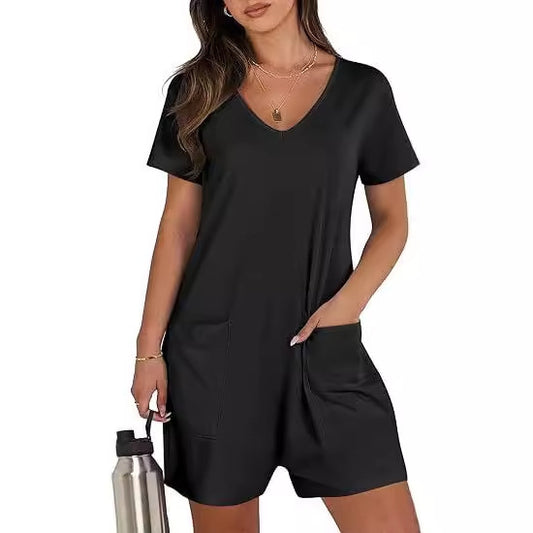 Sunveil Belted Romper
