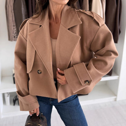 Veloura Woolen Short Coat