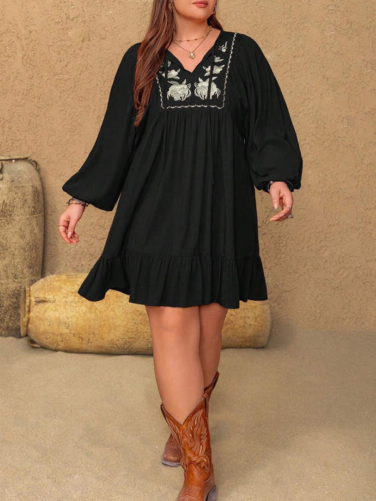 The MeadowWhisper Embroidered Dress