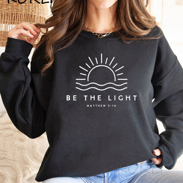 CozyScript Fleece Crew Sweater