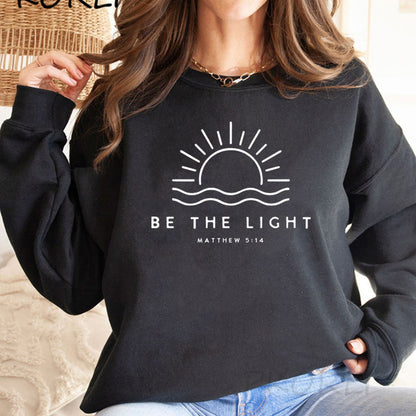 CozyScript Fleece Crew Sweater