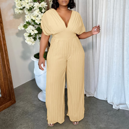 Veloura Essence Pleated Jumpsuit