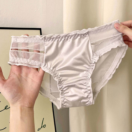 Glossy Ice Silk Breathable Comfortable Classic Panties