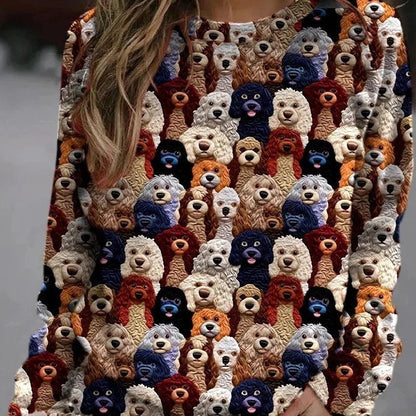 EuroChic Printed Plus Sweater