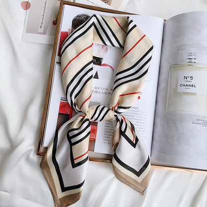 New 70x70cm Women Multifunction Polyester Silk Scarf