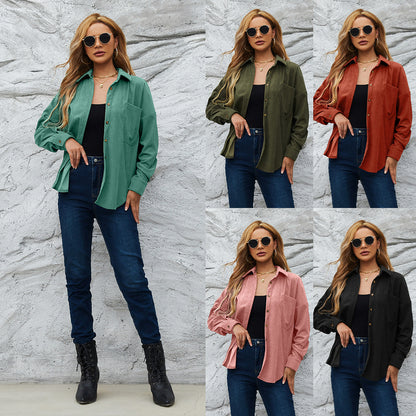 AmeriCord Loose Shirt Jacket