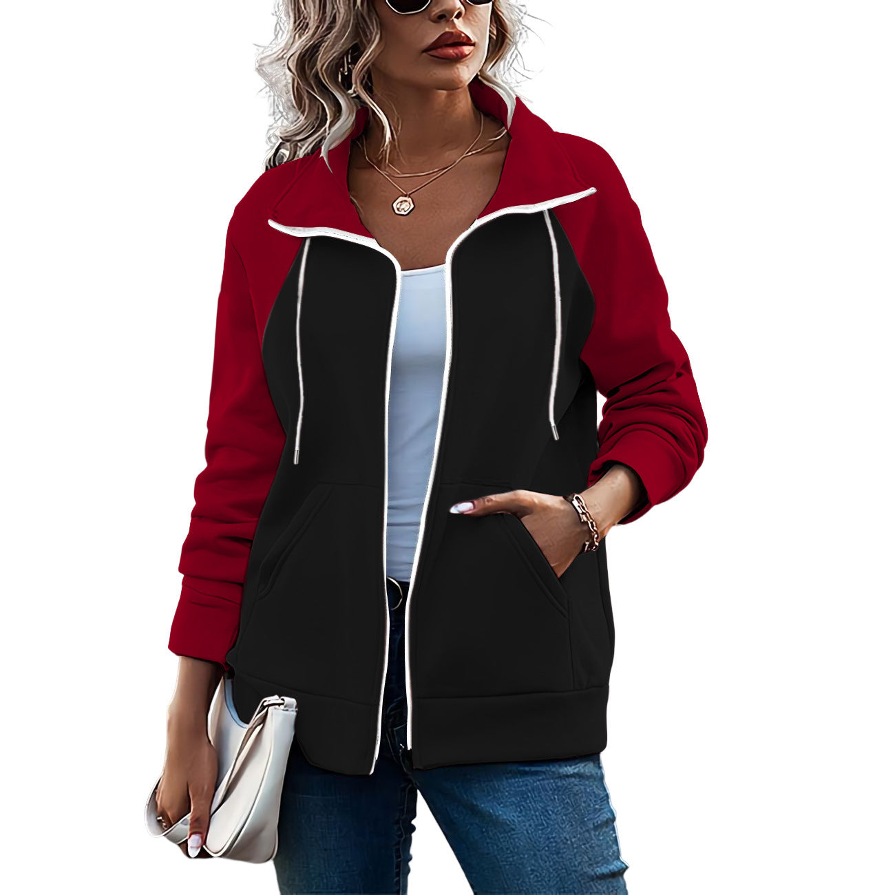 BlockEase Cardigan Jacket
