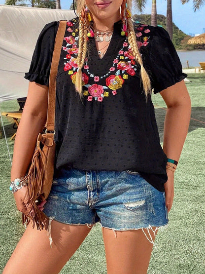 The BloomVista Blouse