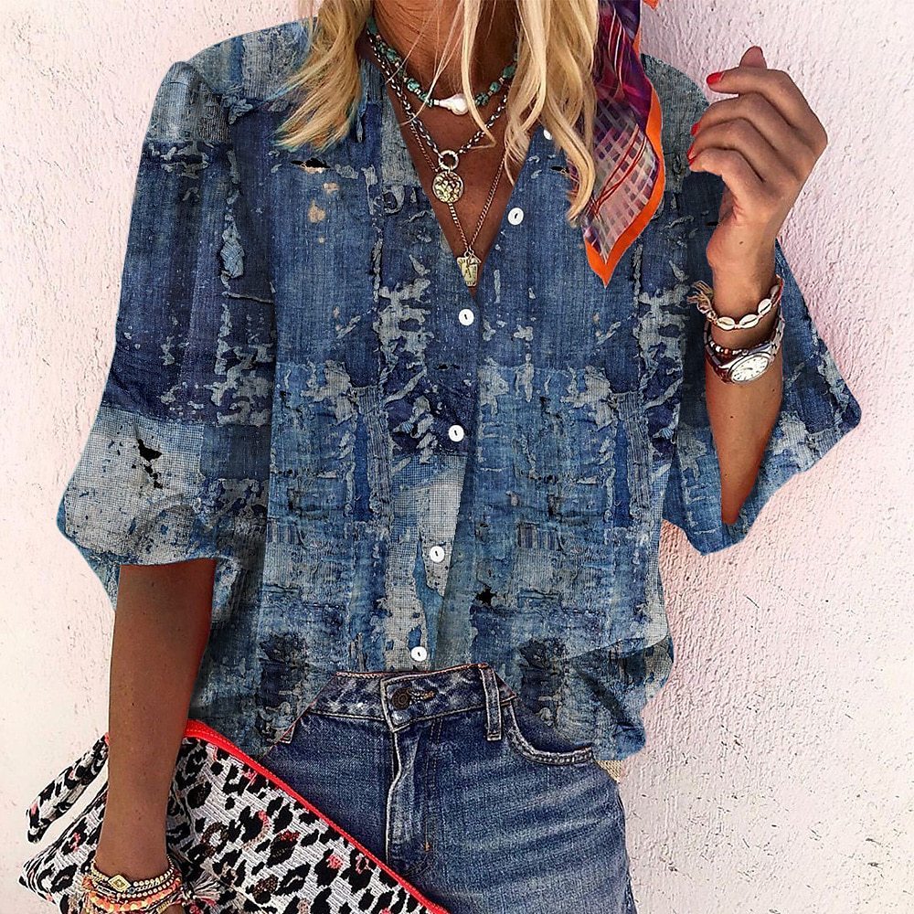 Solvéra Vintage Bloom Shirt