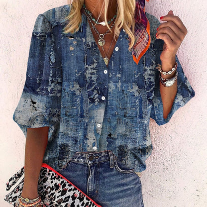 Solvéra Vintage Bloom Shirt