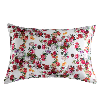 Home Textile Washed Satin Silk-like Printed Pillowcase