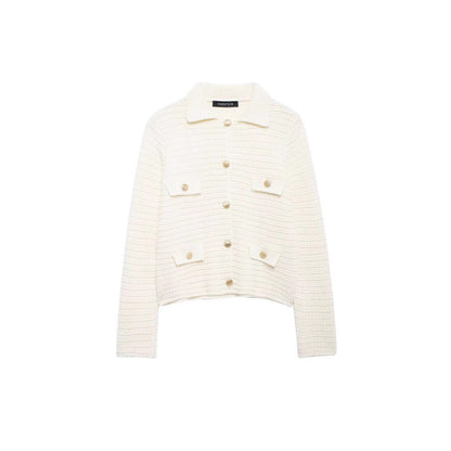 EuroChic Lapel Knit Cardigan