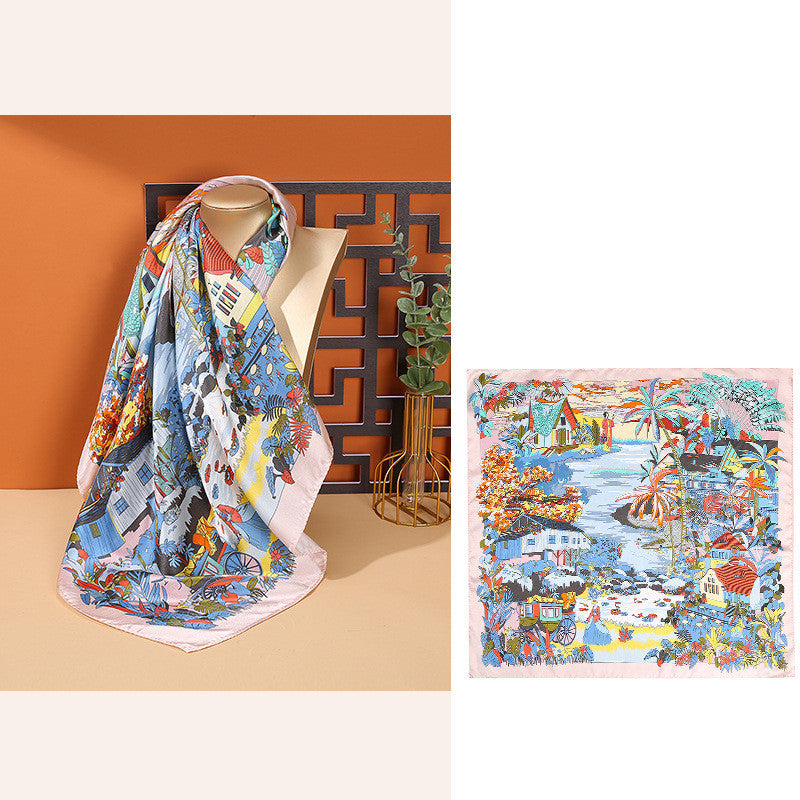 Fashionable And Versatile Mulberry Silk Scarf