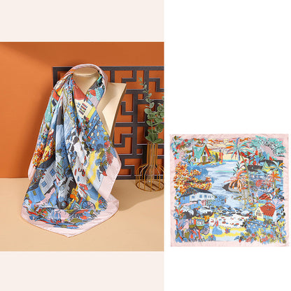 Fashionable And Versatile Mulberry Silk Scarf