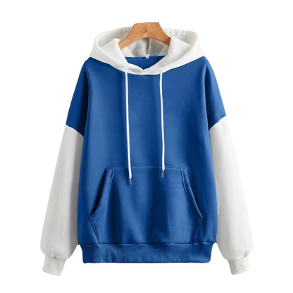 SpringEase Patchwork Hoodie Coat